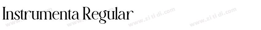 Instrumenta Regular字体转换 Instrumenta Regular字体转换